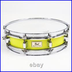Pearl Piccolo Snare Pearl Steel Shell Drum 14x3.5 Steel Used 10 Lug