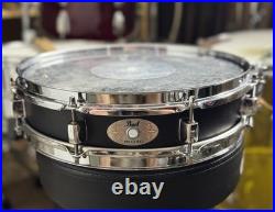 Pearl S1330B Steel Piccolo Snare 3 x 13 Matte Black Preowned