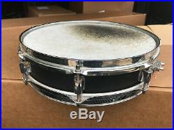 Pearl S1330B Steel Piccolo Snare Drum, Black, 3 x 13