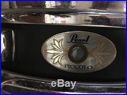 Pearl piccolo snare drum 13 x 3 black