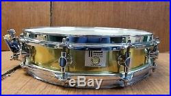 Percussion Plus 14x3.5 Brass Shell Piccolo Snare Drum