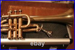 Piccolo Corton Trumpet Bb with case, Mouthpiece