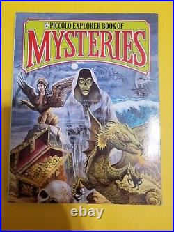 Piccolo Explorer Book Of Mysteries Vintage 1981 (Like Usbourne Supernatural)