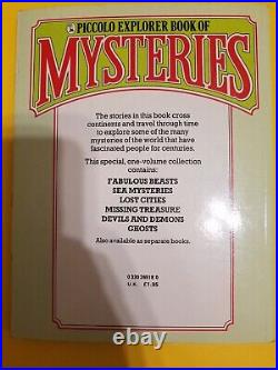 Piccolo Explorer Book Of Mysteries Vintage 1981 (Like Usbourne Supernatural)