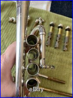 Piccolo Trumpet Benge USA Bb/A -Resno-Tempered Bell-Excellent Condition