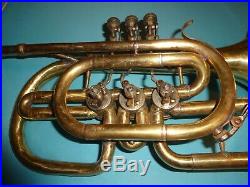 Piccolotrompete Trompete Drehventilen Trumpet with Rotary Valves