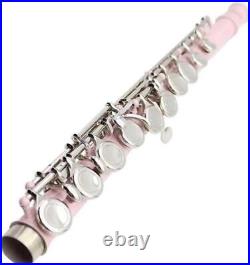 Pink Flute Accessories Lightweight, Bright Tone, Easy to Play