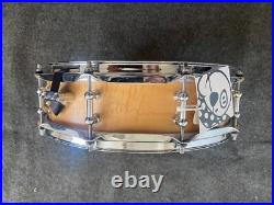 Pork PIe Single Ply Maple Piccolo Snare 4 deep X 14 diameter