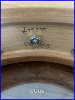 Pork PIe Single Ply Maple Piccolo Snare 4 deep X 14 diameter