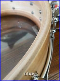 Pork PIe Single Ply Maple Piccolo Snare 4 deep X 14 diameter