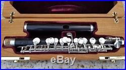 Powell Wooden Piccolo Grenadilla Wood with Sterling Silver Keys and Split E