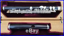 Powell Wooden Piccolo Grenadilla Wood with Sterling Silver Keys and Split E