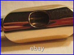 Powell handmade flute head joint solid 18k lip plate and riser