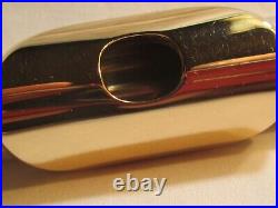 Powell handmade flute head joint solid 18k lip plate and riser