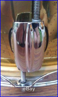 Premier 14 x 4 Brass Shell Piccolo Snare Drum 1990's Model
