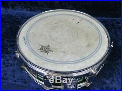 Premier 4x13 Piccolo Snare Drum Ser#isi7157-25 Green Rare Size