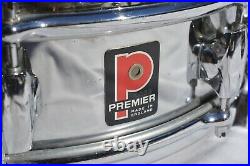 Premier 70s Piccolo Snare Drum 14 X 4 COB DUAL Strainers wires die-cast rims