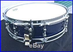 Premier Modern Classic Piccolo Midnight Blue Sparkle Snare Drum 14 x 4