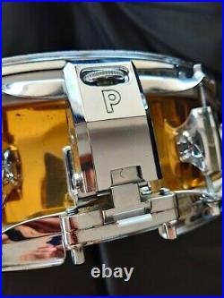 Premier caja piccolo de latón 14x4 vintage ref. 2014 (Brass snare drum)