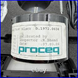 Proceq Piccolo 2 Standard TEST Block D with Accessories & Case