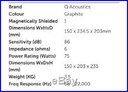 Q Acoustics 2010 Speakers + Denon CEOL Piccolo DRA-N5 Network Amplifier