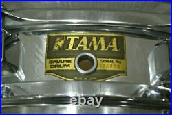 RARE VINTAGE TAMA MADE in JAPAN 3.25X13 CHROME over WOOD PICCOLO SNARE DRUM Q136