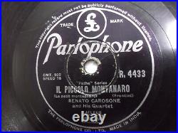 RENATO CAROSONE black PARLOPHONE il piccolo/torero cha cha RARE 78 RPM INDIA vg+