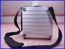 RIMOWA PICCOLO Aluminum with Strap PRE OWNED MADE IN GERMANY RARE ITEM