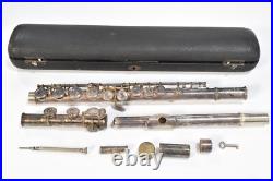 Rare Antique AE Fischer Bremen Germany Handmade Flute & Case -Like Rittershausen Rare Antique AE Fischer Bremen Germany Handmade Flute & Case -Like Rittershausen