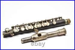 Rare Antique Handmade G. Gemeinhardt Markneukirchen Grenadilla Wood Piccolo