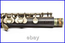 Rare Antique Handmade G. Gemeinhardt Markneukirchen Grenadilla Wood Piccolo