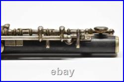 Rare Antique Handmade G. Gemeinhardt Markneukirchen Grenadilla Wood Piccolo