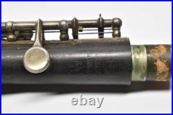 Rare Antique Handmade G. Gemeinhardt Markneukirchen Grenadilla Wood Piccolo