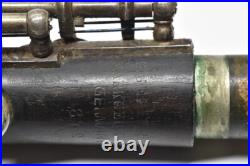 Rare Antique Handmade G. Gemeinhardt Markneukirchen Grenadilla Wood Piccolo