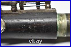 Rare Antique Handmade G. Gemeinhardt Markneukirchen Grenadilla Wood Piccolo