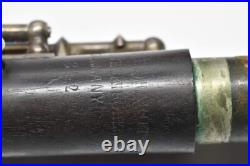 Rare Antique Handmade G. Gemeinhardt Markneukirchen Grenadilla Wood Piccolo