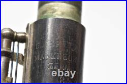 Rare Antique Handmade G. Gemeinhardt Markneukirchen Grenadilla Wood Piccolo