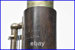 Rare Antique Handmade G. Gemeinhardt Markneukirchen Grenadilla Wood Piccolo