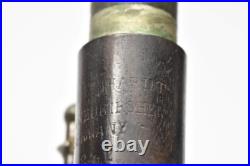 Rare Antique Handmade G. Gemeinhardt Markneukirchen Grenadilla Wood Piccolo