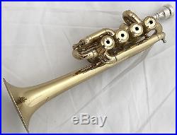 Rare Antoine Courtois Paris -Roger Delmotte Model Bb/A Piccolo Trumpet 4-Valves