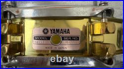Rare Brass Yamaha Piccolo Snare Drum, SD 493, Power Hoops, 14 x 3.5