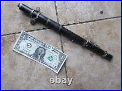 Rare Civil War Wooden Piccolo, withOrig Pewter CHEATER Blower, 69th NY, Musician