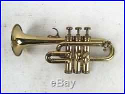 Rare Find Vintage Selmer Bb 3-Valve Piccolo Trumpet Played on Broadway w. Case