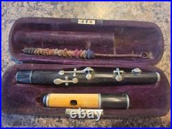 Rare VTG Mollenhauer Fulda / Lyon & Healy Wood Piccolo with Original Case-18480