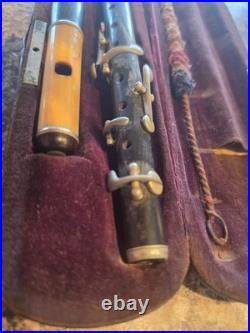 Rare VTG Mollenhauer Fulda / Lyon & Healy Wood Piccolo with Original Case-18480
