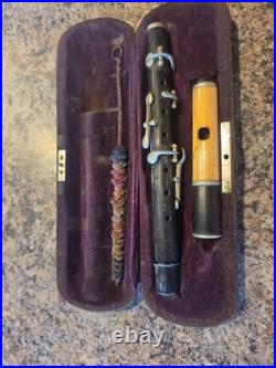 Rare VTG Mollenhauer Fulda / Lyon & Healy Wood Piccolo with Original Case-18480