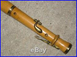 Rare very old csakan flageolet piccolo recorder flute