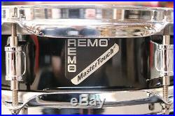 Remo 3.5x13 Mastertouch Piccolo Snare Drum Black