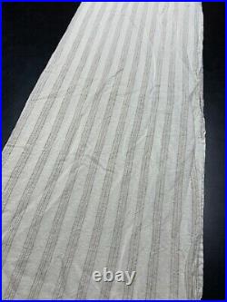Restoration Hardware Italian Linen Piccolo Stripe King Size Sheet Set Dune Beige