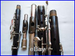 Restored antique Kohlert & Co wooden flute / piccolo set in Eb (Db) with video